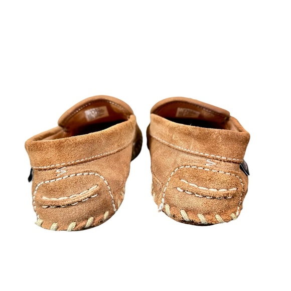 L.L.BEAN Vintage Wicked Good Suede Moccasin Slippers - Picture 6 of 8
